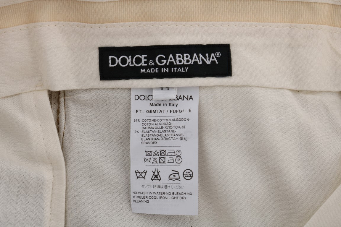 Dolce &amp; Gabbana Elegante braune Anzughose für Herren