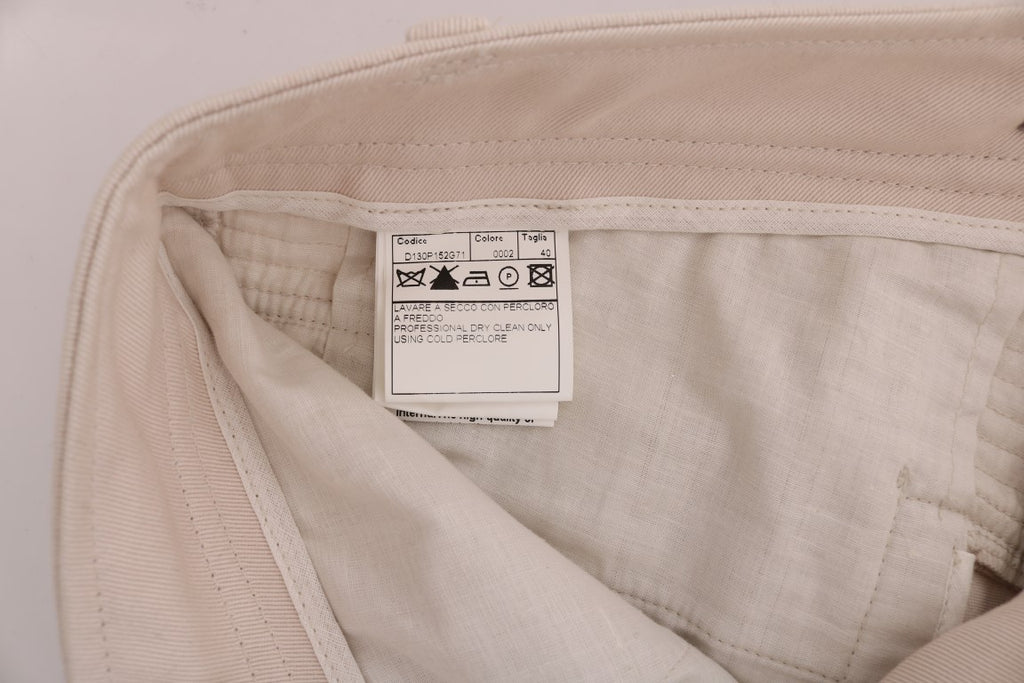 Jean slim blanc chic d'Ermanno Scervino Treasure