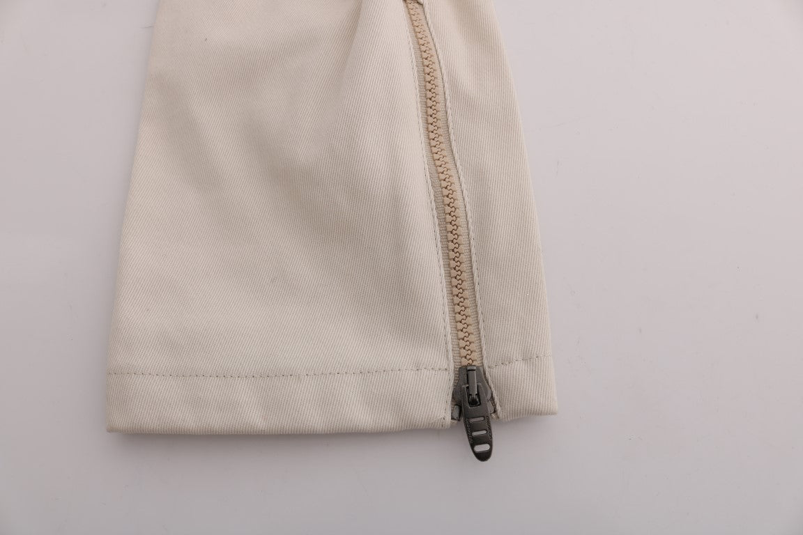 Jean slim blanc chic d'Ermanno Scervino Treasure