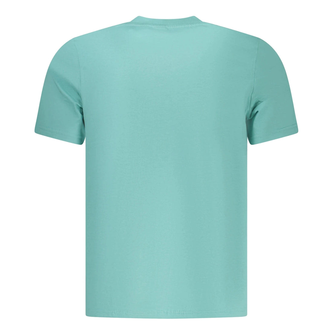 Men’s Blue Short-Sleeve T-Shirt with Crew Neck