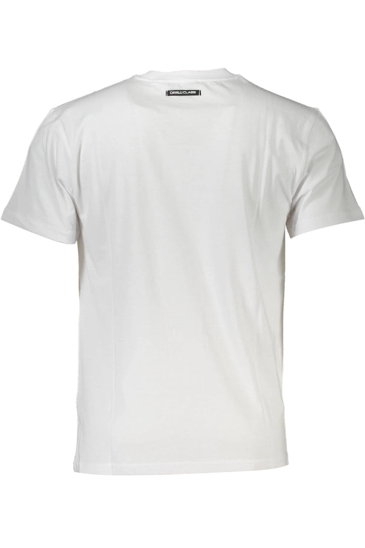 CAVALLI CLASS SHORT SLEEVE T-SHIRT MEN WHITE