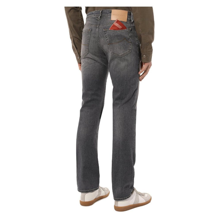 Jacob Cohen Elegante Jeans aus Stretch-Baumwolle in normaler Passform in Grau
