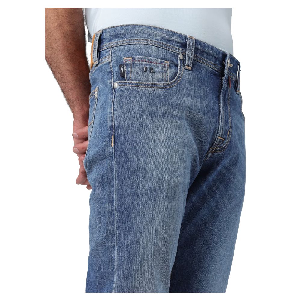 Tramarossa Blue Cotton Men Jeans