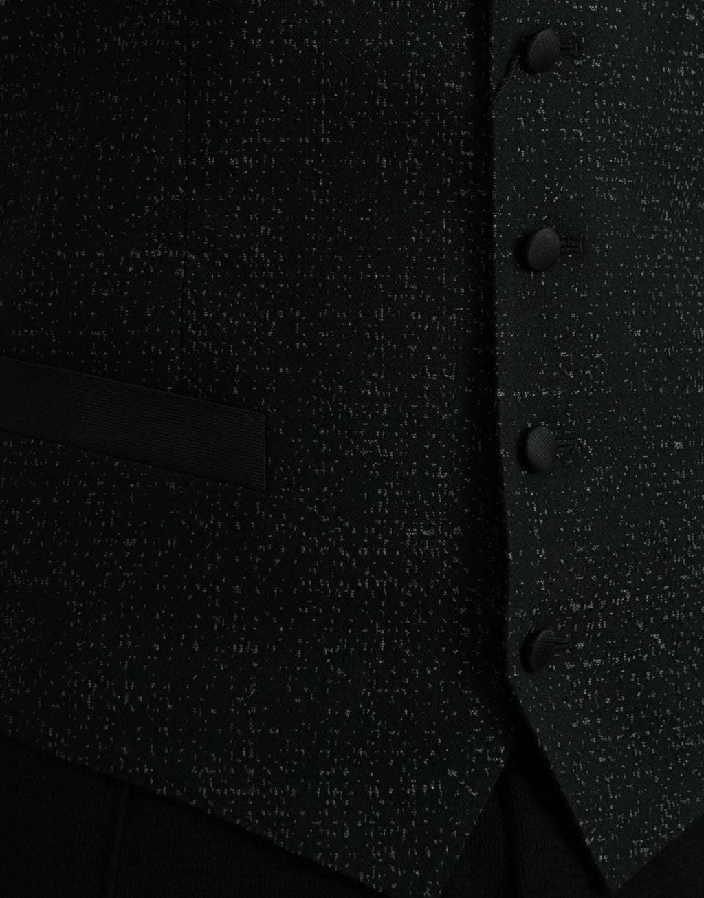 Dolce &amp; Gabbana Robe gilet en soie noir et marron