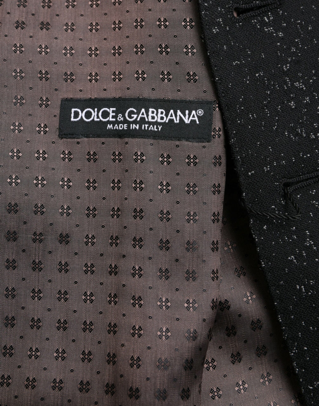 Dolce &amp; Gabbana Robe gilet en soie noir et marron