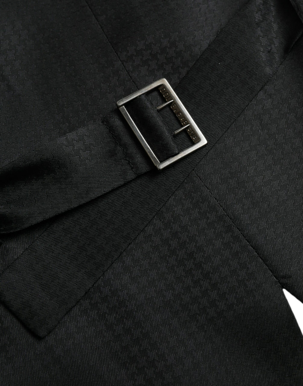 Robe gilet en laine noire Dolce &amp; Gabbana