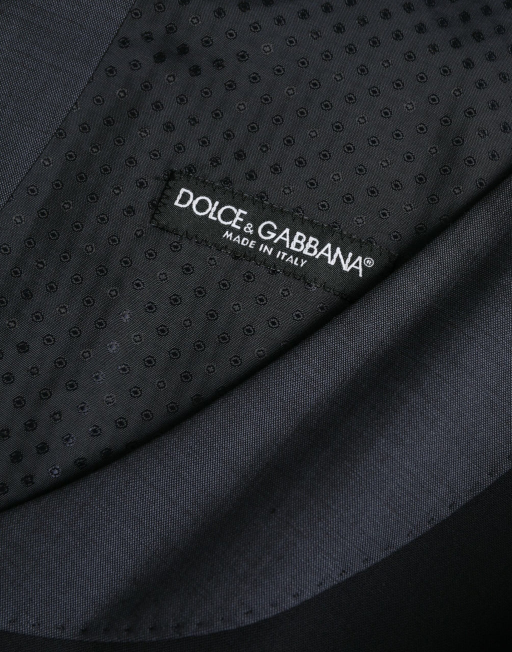 Robe gilet en laine noire Dolce &amp; Gabbana