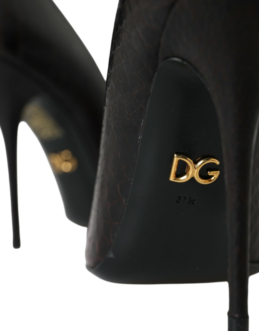 Dolce &amp; Gabbana Multicolor Exotische Leder Heels Pumps Schuhe