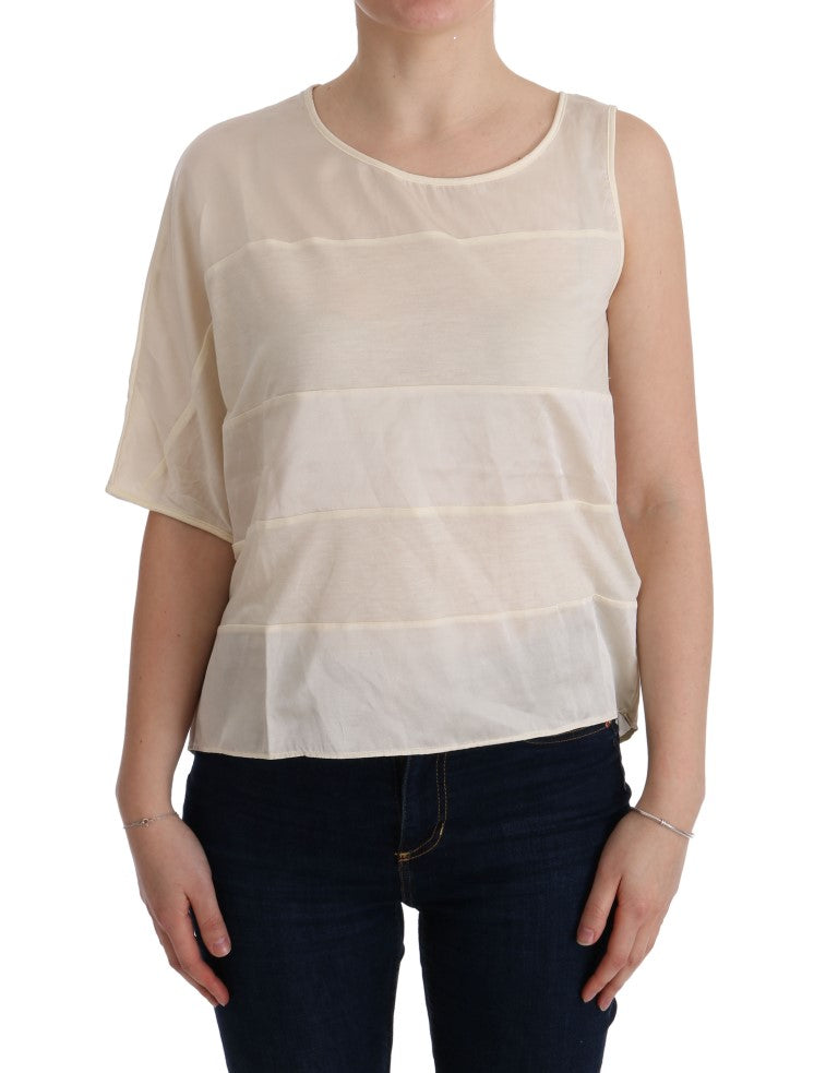 Costume National Beige ärmelloses Modal-Top - Elevated Basics