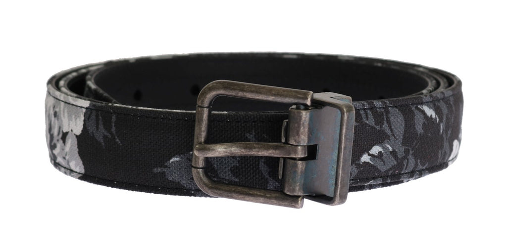 Ceinture de luxe élégante à motifs floraux pour homme Dolce &amp; Gabbana