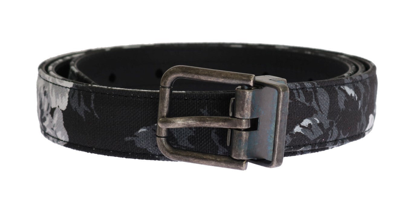 Ceinture de luxe élégante à motifs floraux pour homme Dolce &amp; Gabbana