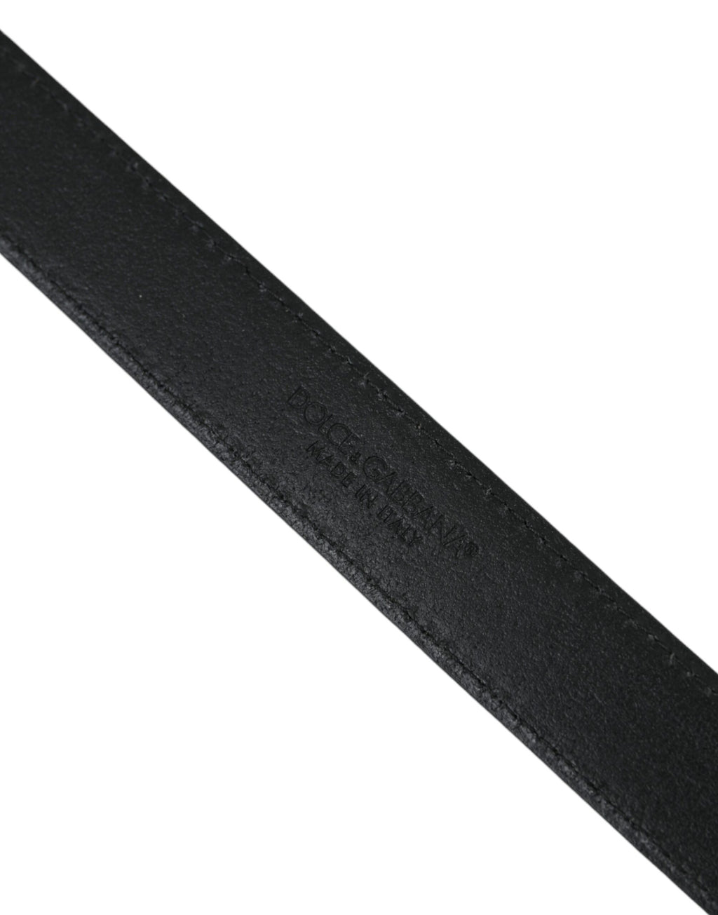 Ceinture Dolce &amp; Gabbana en daim beige avec boucle argentée pour homme