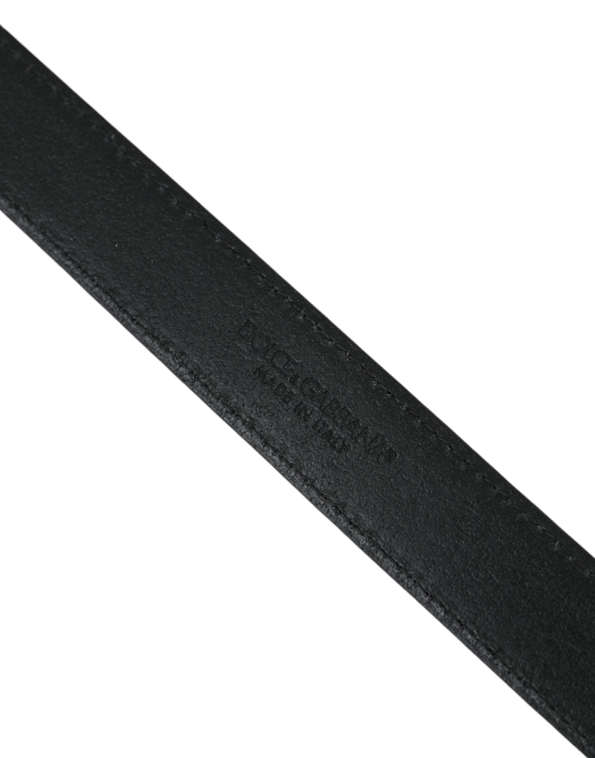 Ceinture Dolce &amp; Gabbana en daim beige avec boucle argentée pour homme