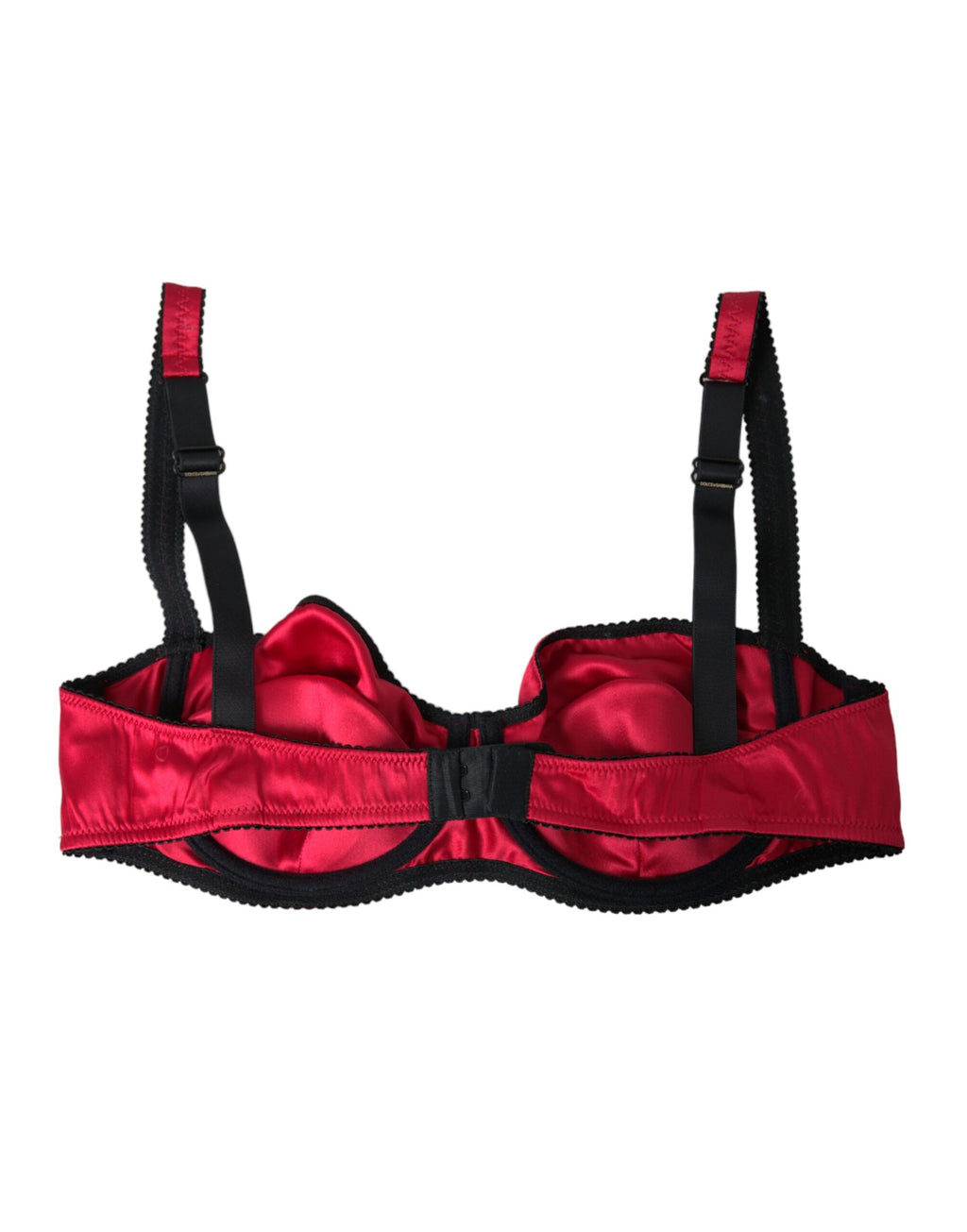 Dolce &amp; Gabbana Bordeaux Seidenstretch-Balconcino-BH-Unterwäsche