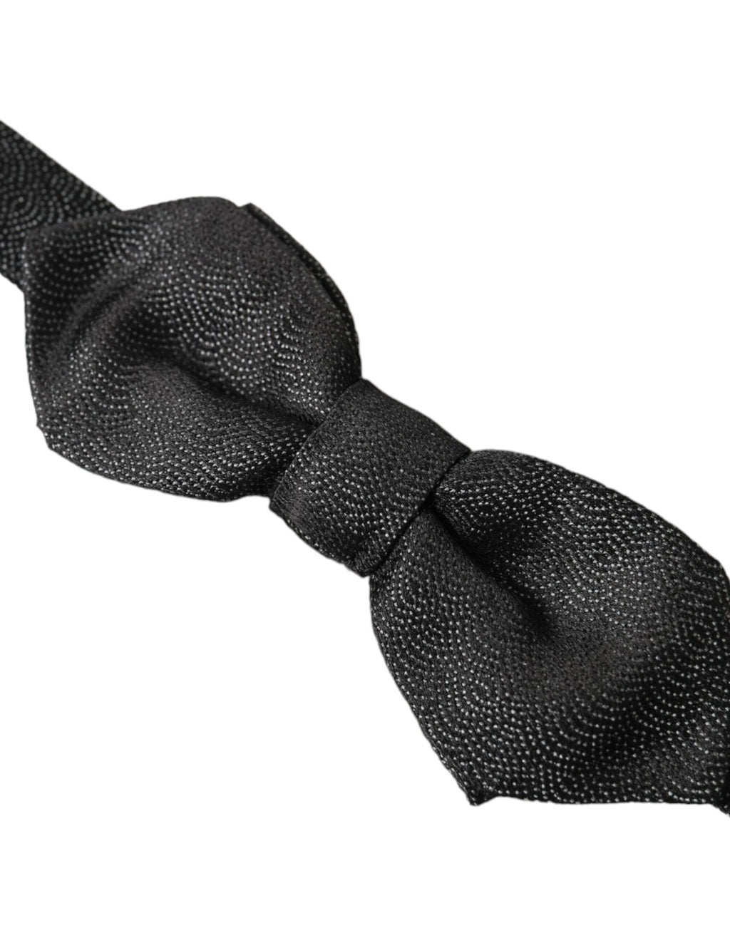 Dolce &amp; Gabbana – Schwarze, verstellbare Herrenfliege aus Seide