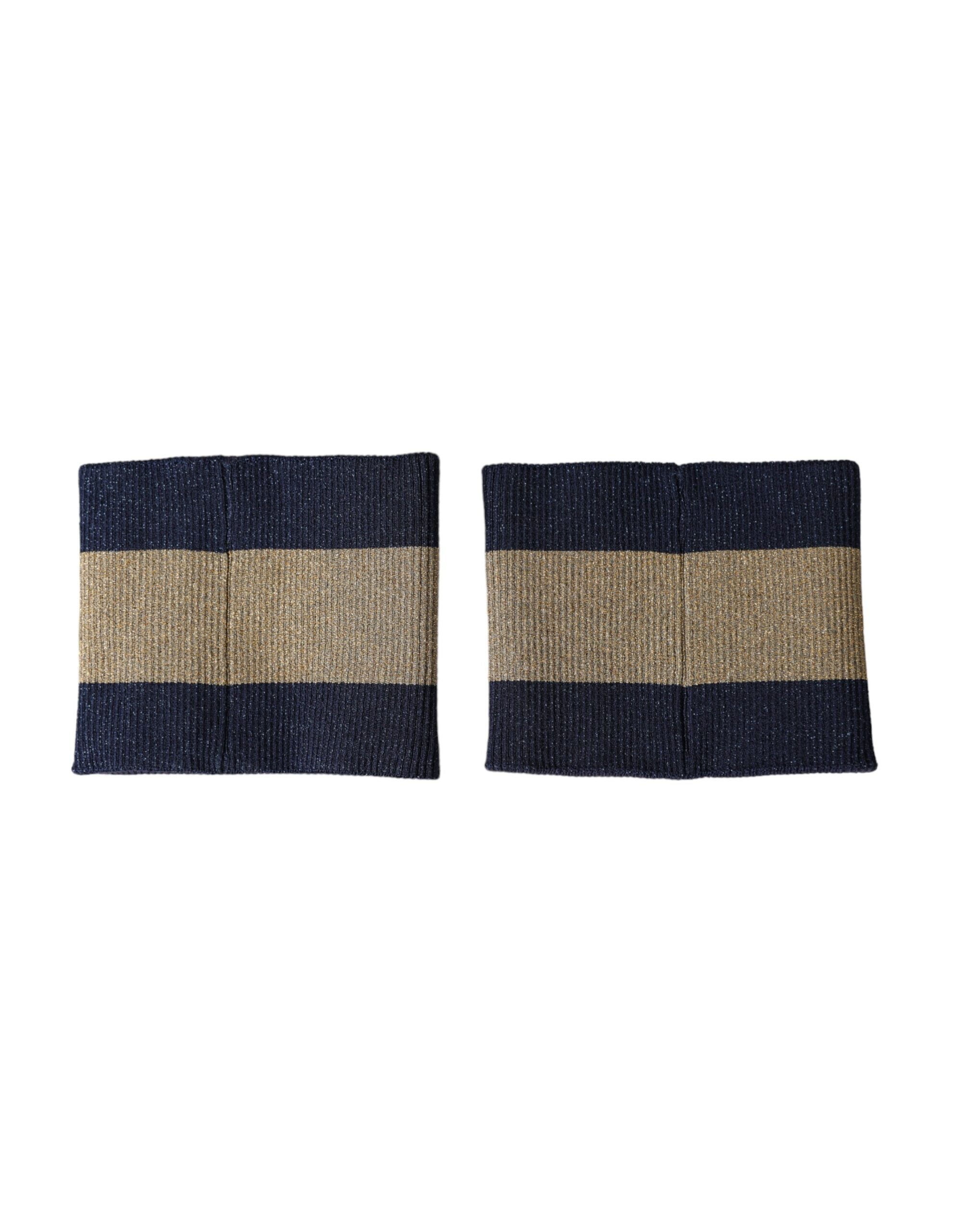 Dolce &amp; Gabbana – Viskosearmband mit Logo „Stern 84“ in Schwarz und Gold