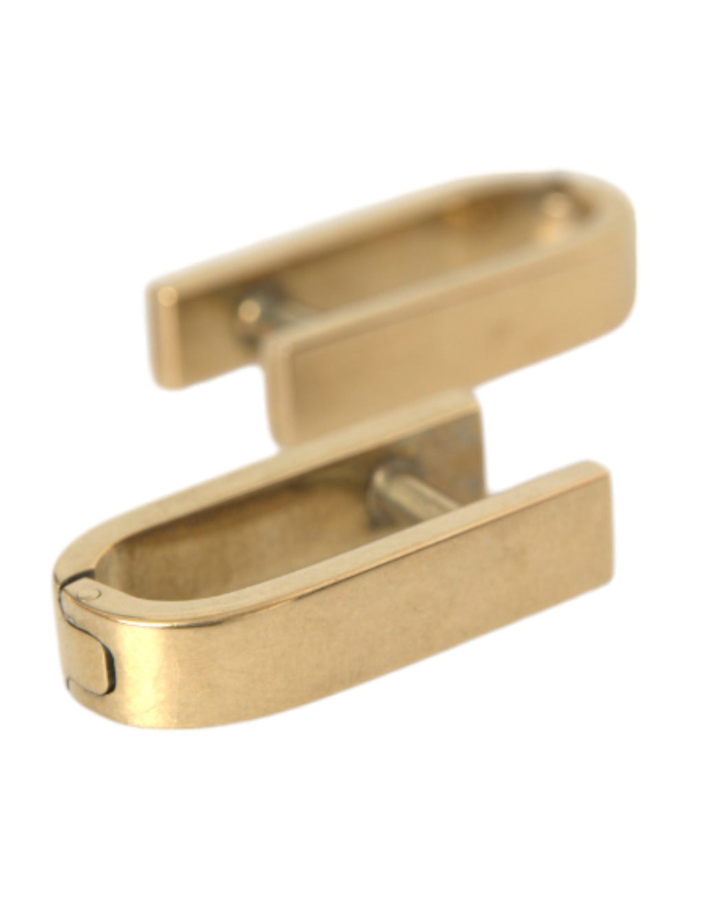 Boutons de manchette Dolce &amp; Gabbana pour homme en laiton plaqué or