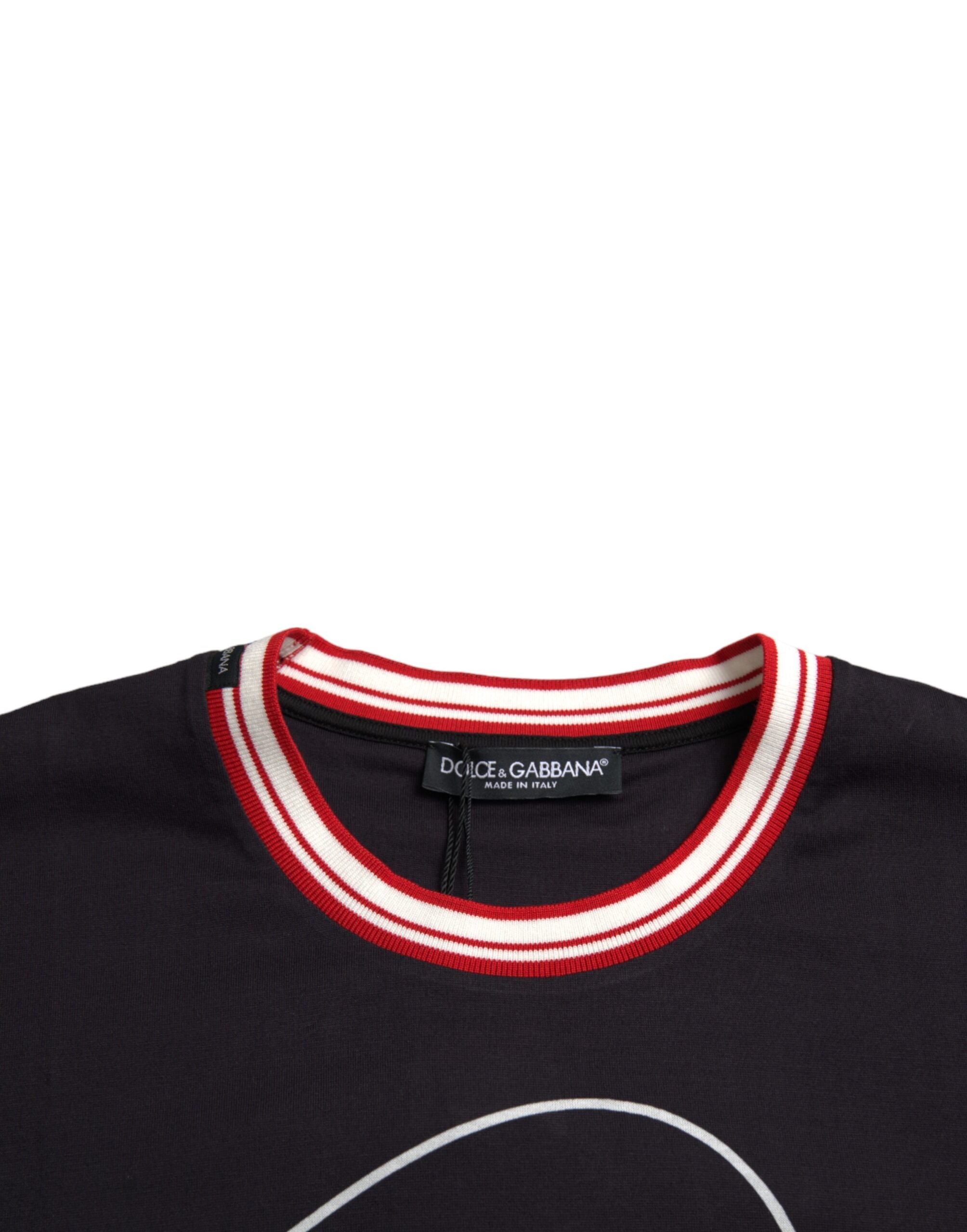 T-shirt Dolce &amp; Gabbana en coton noir Année du Cochon 2019