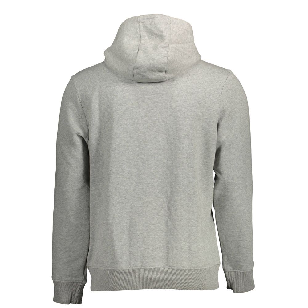 Napapijri Grauer Baumwollpullover pour hommes