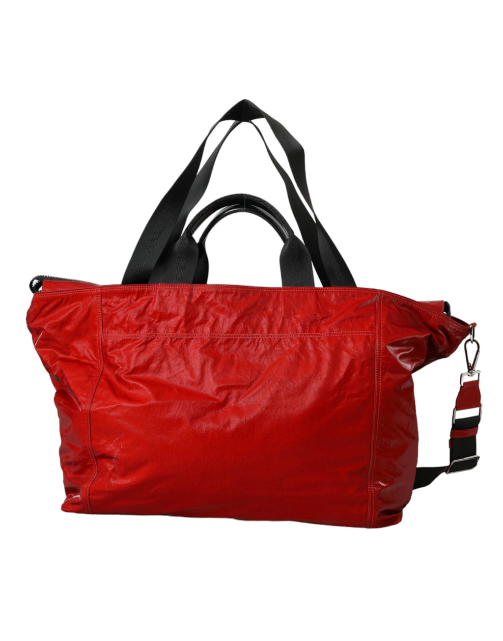 Sac de voyage à bandoulière en nylon rouge Dolce &amp; Gabbana