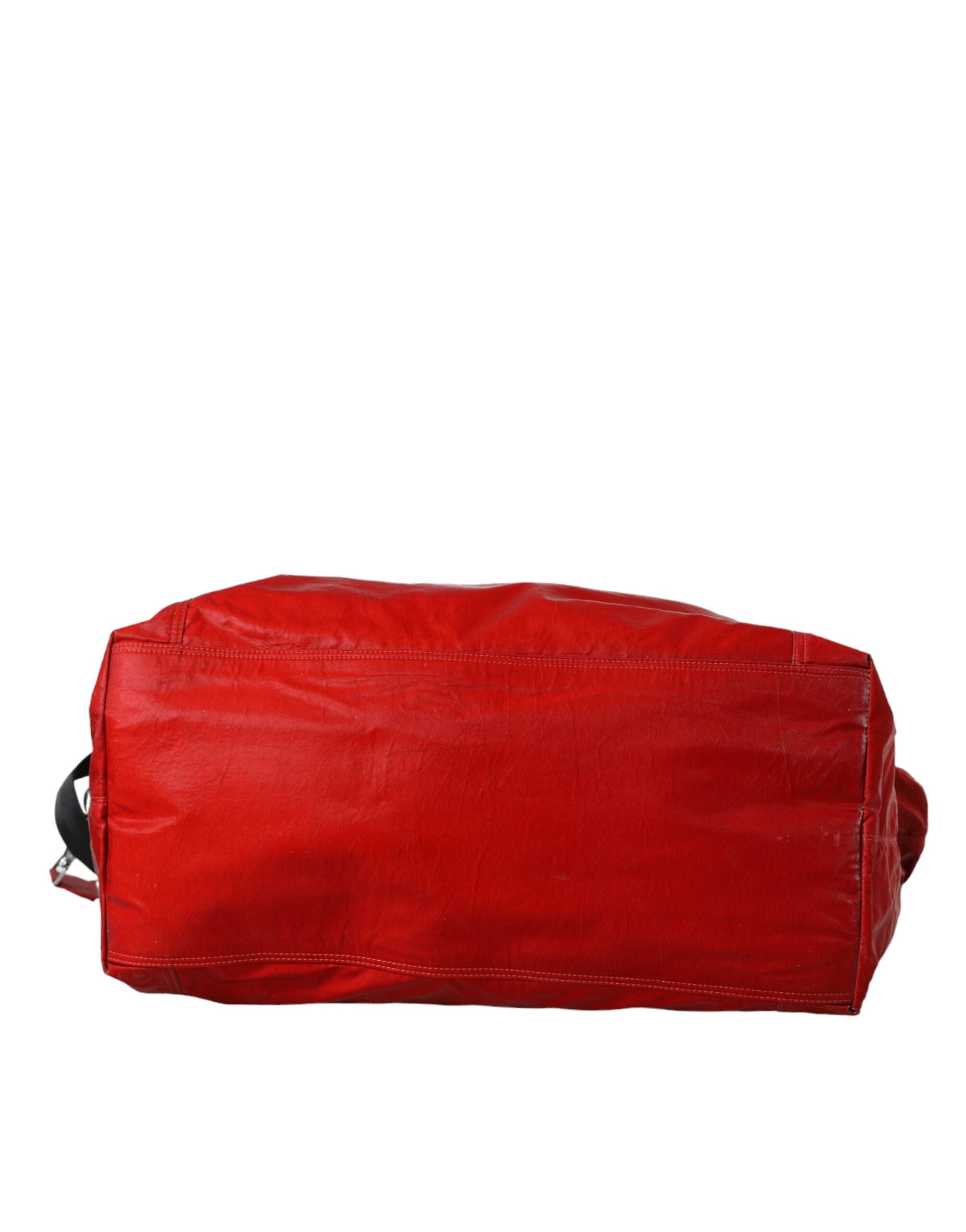 Sac de voyage à bandoulière en nylon rouge Dolce &amp; Gabbana