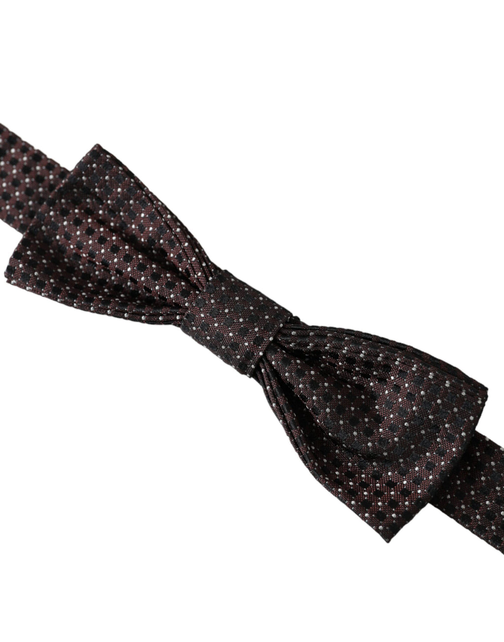 Dolce &amp; Gabbana Braune, verstellbare Papillon-Fliege aus Fantasy-Seide für Herren