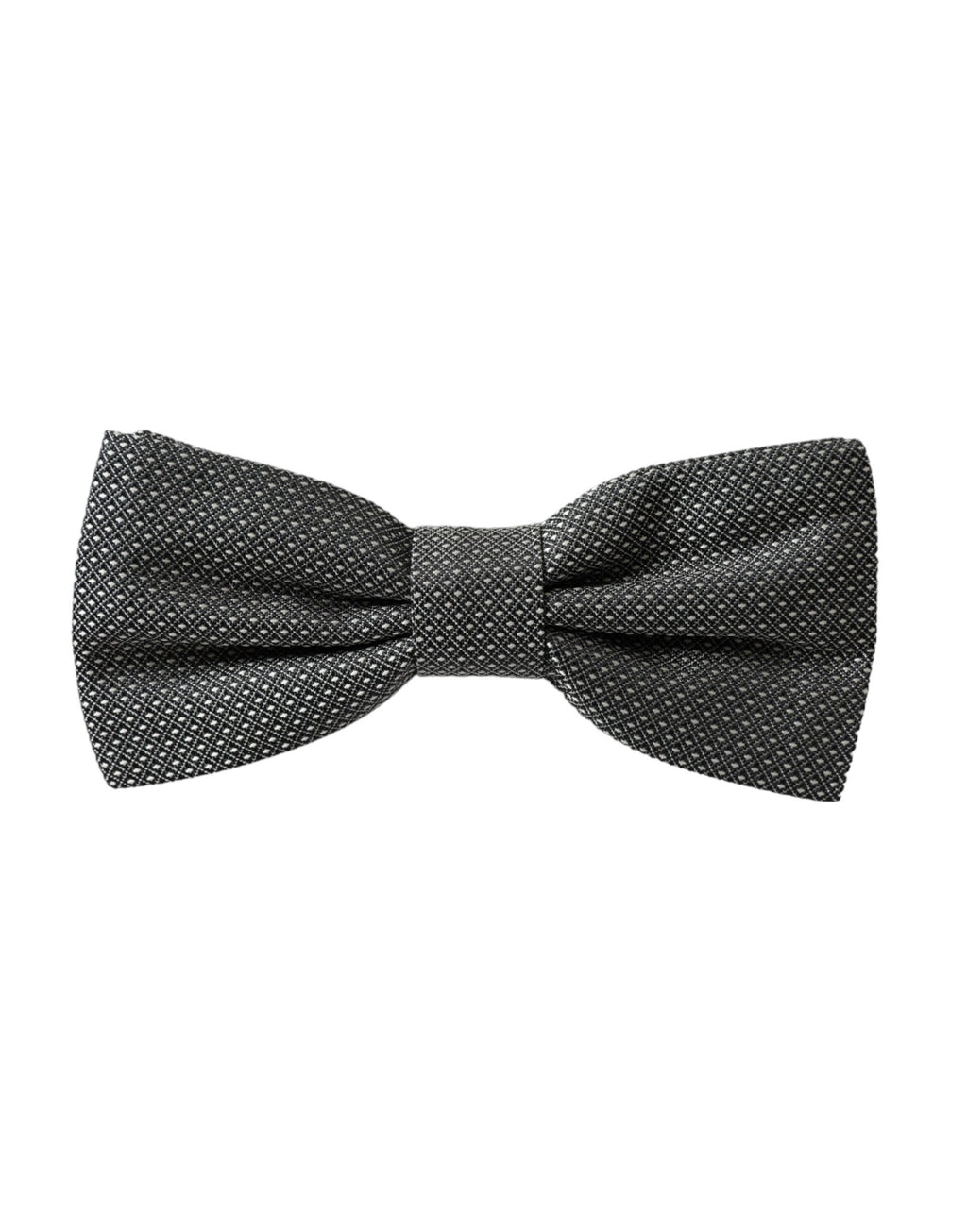 Nœud papillon ajustable en soie grise Dolce &amp; Gabbana pour homme