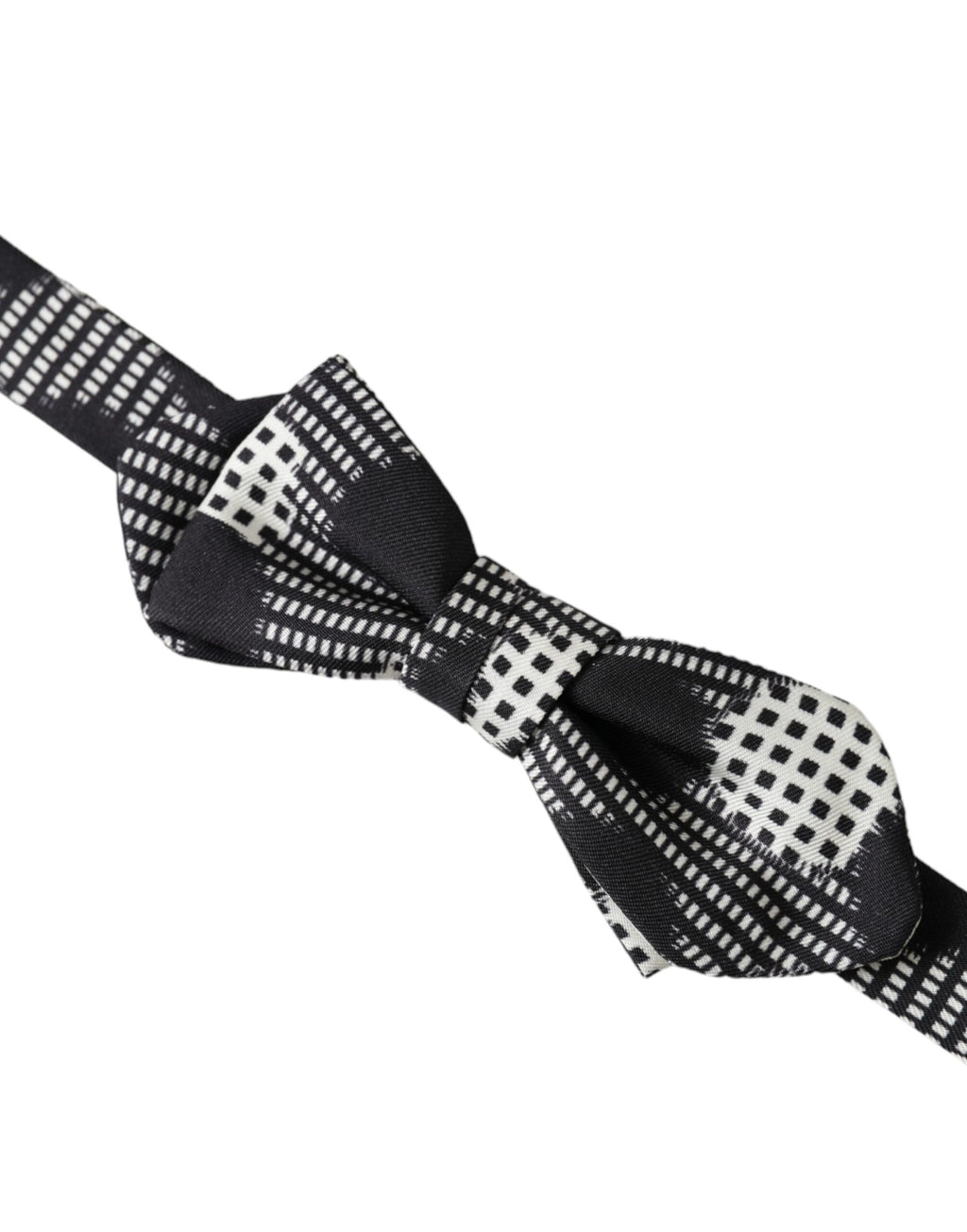 Nœud papillon papillon réglable en soie multicolore à pois Dolce &amp; Gabbana pour homme