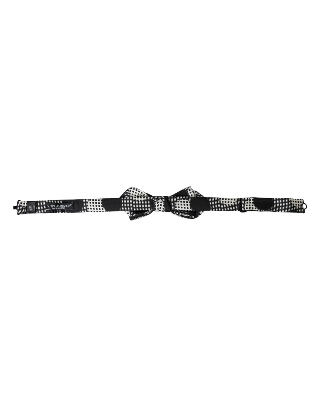 Nœud papillon papillon réglable en soie multicolore à pois Dolce &amp; Gabbana pour homme