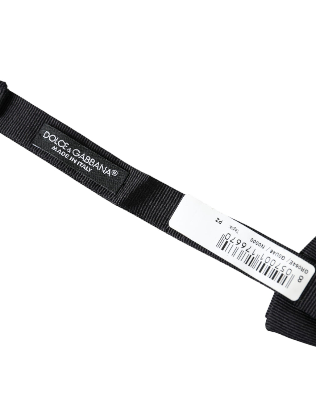 Dolce &amp; Gabbana Herrenfliege mit verstellbarem Halsausschnitt, schwarz
