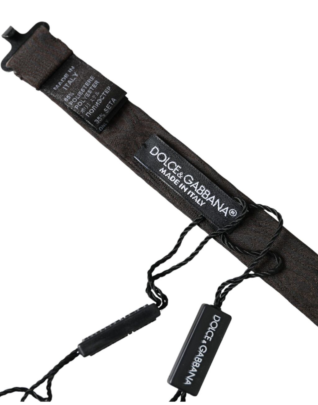 Dolce &amp; Gabbana Herrenfliege mit verstellbarem Halsausschnitt, schwarz