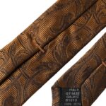 Dolce &amp; Gabbana – Braune, florale Herrenkrawatte aus 100 % Seide, verstellbar