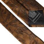 Dolce &amp; Gabbana – Braune, florale Herrenkrawatte aus 100 % Seide, verstellbar
