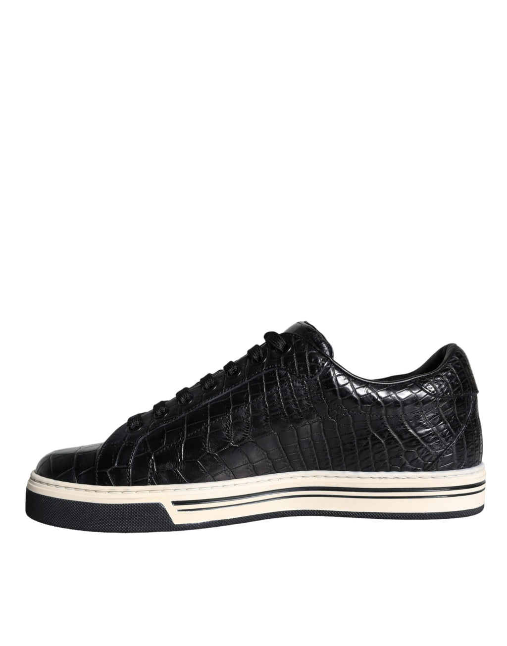 Baskets basses Dolce &amp; Gabbana en cuir noir pour homme