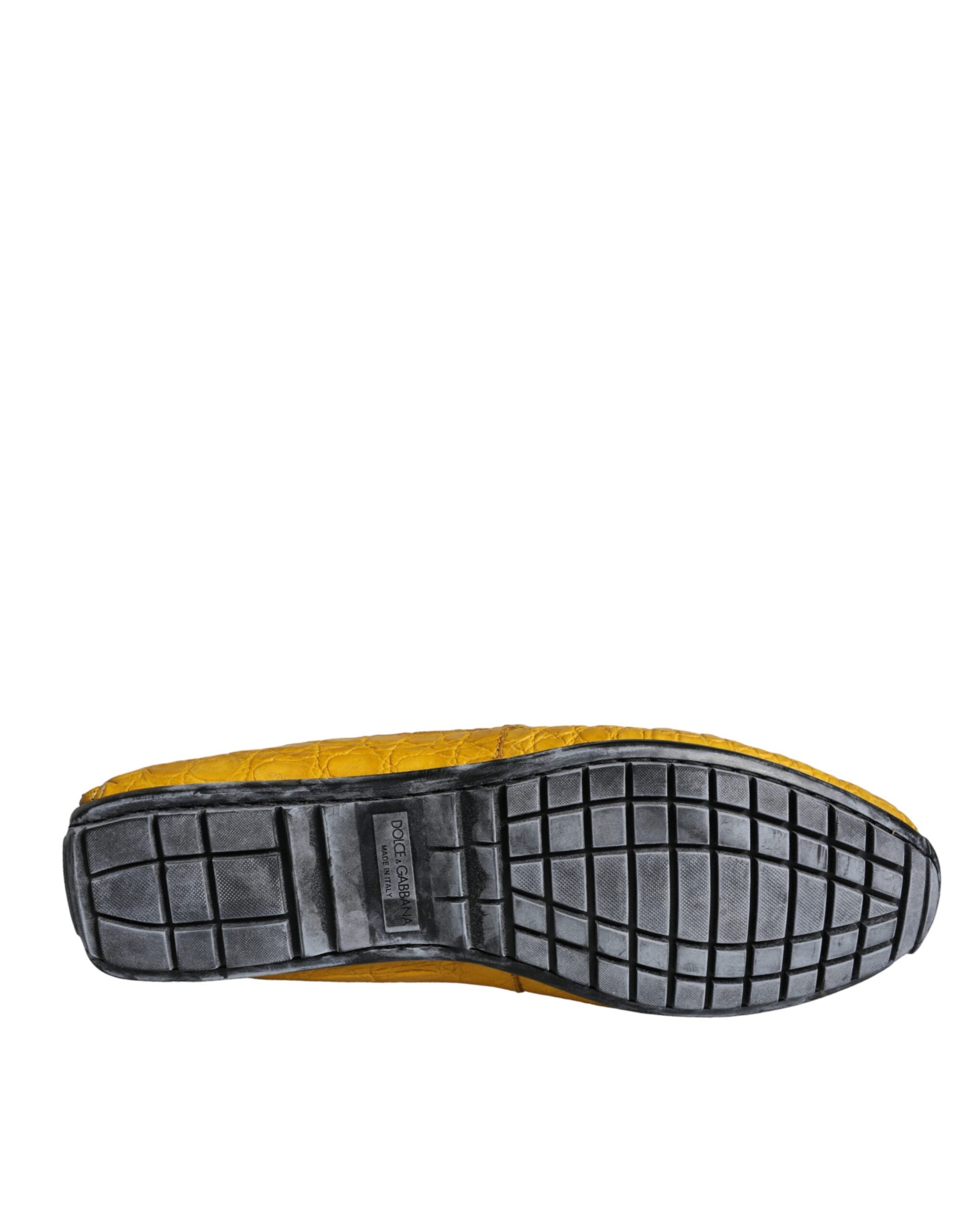 Mocassins Dolce &amp; Gabbana en cuir jaune