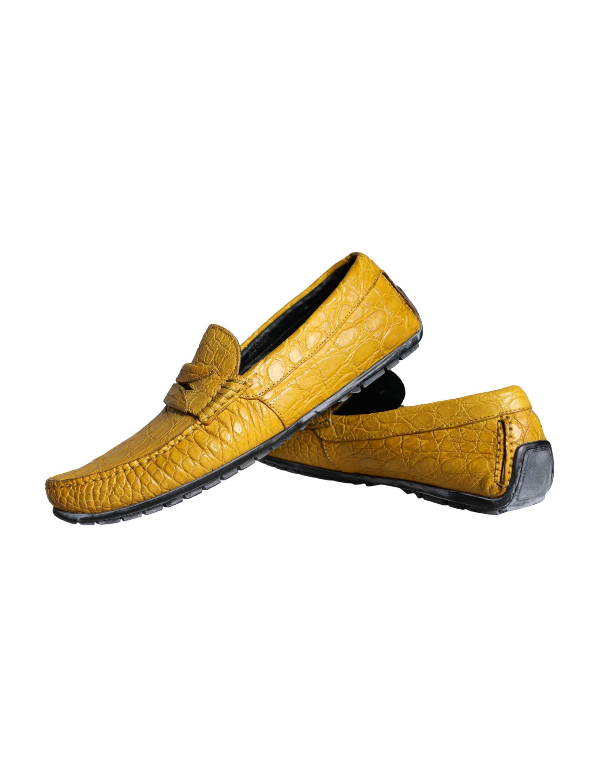 Mocassins Dolce &amp; Gabbana en cuir jaune