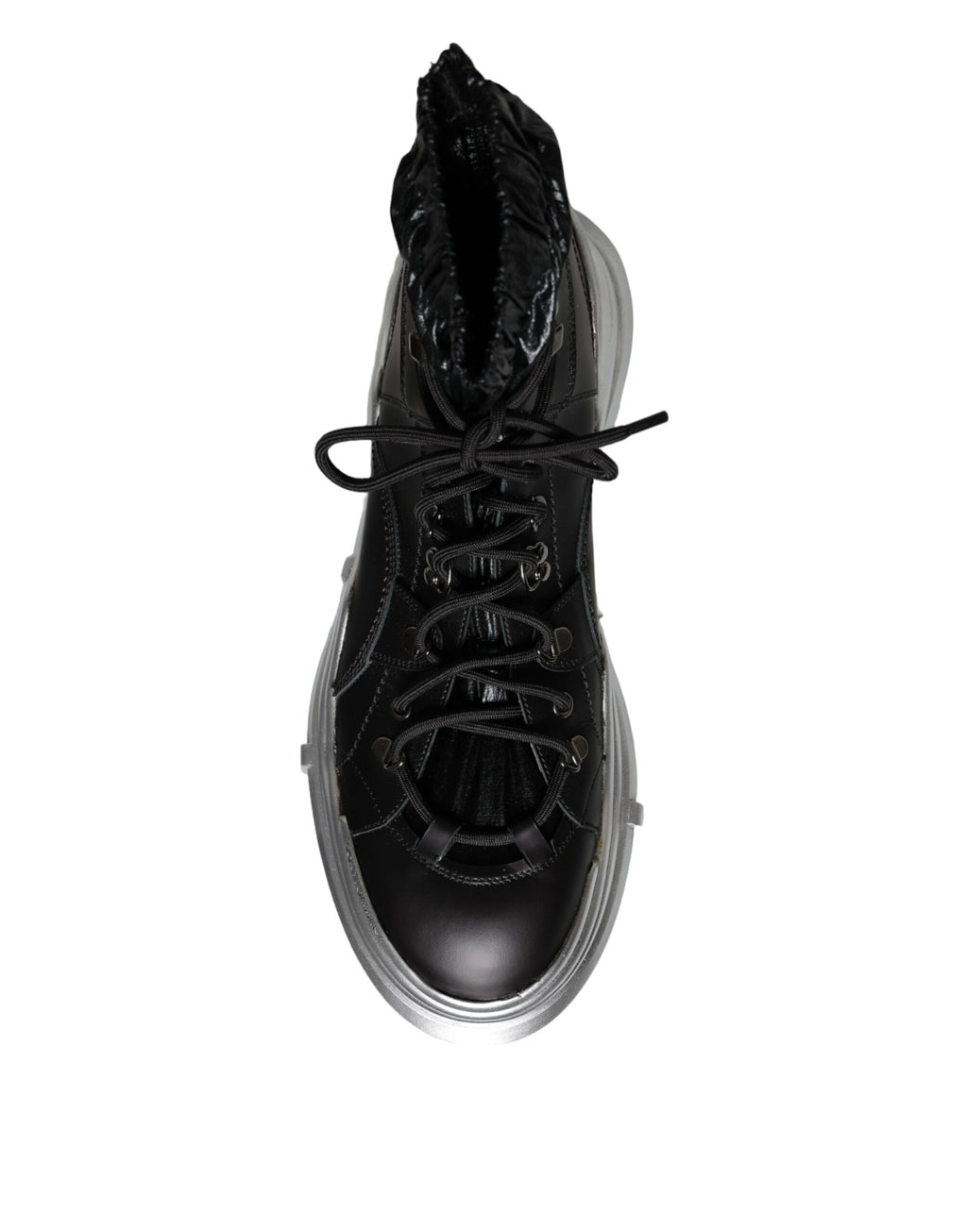 Dolce &amp; Gabbana – Galileo – Hohe Sneakers aus Nylon in Schwarz