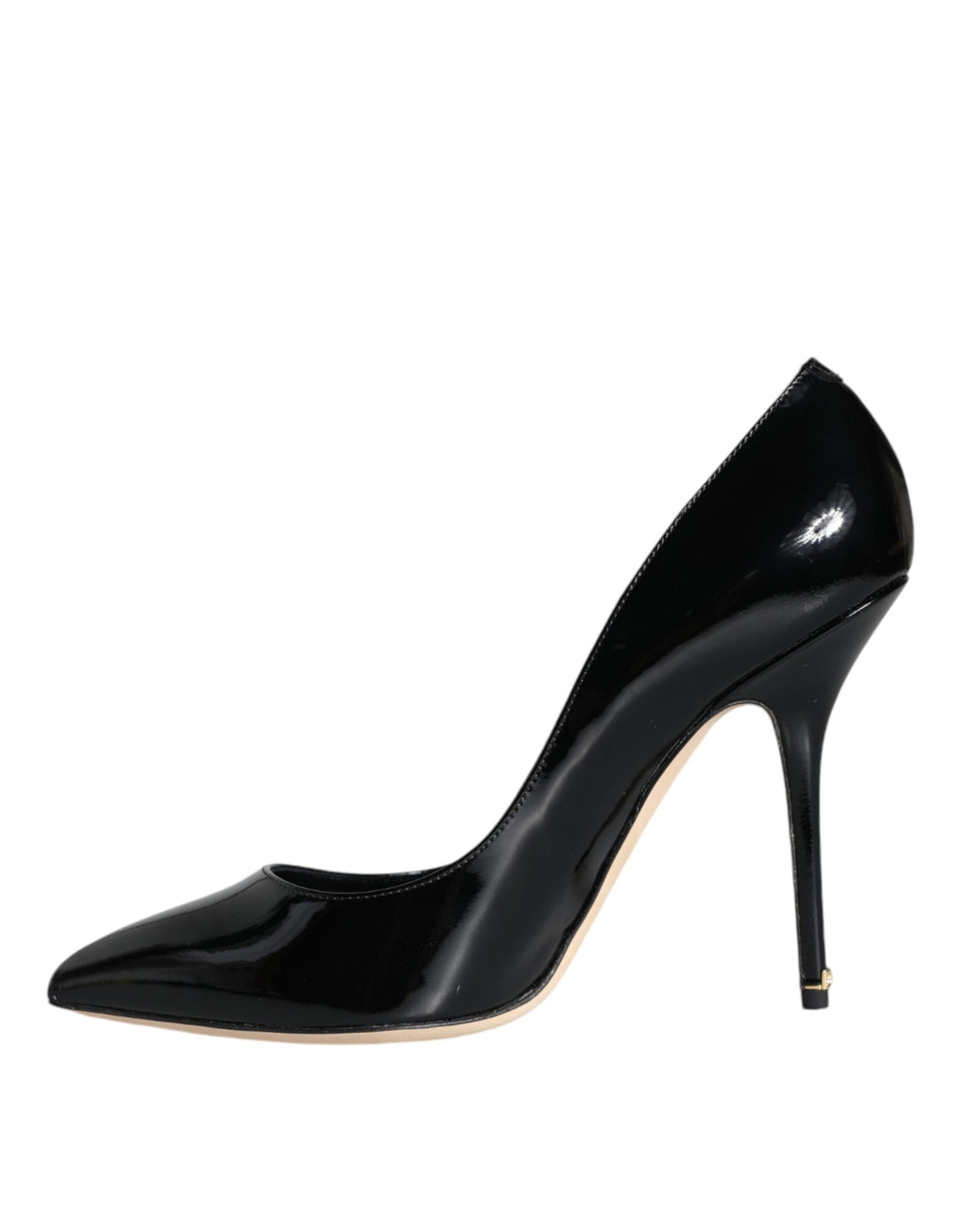 Escarpins Bellucci en cuir verni noir Dolce &amp; Gabbana