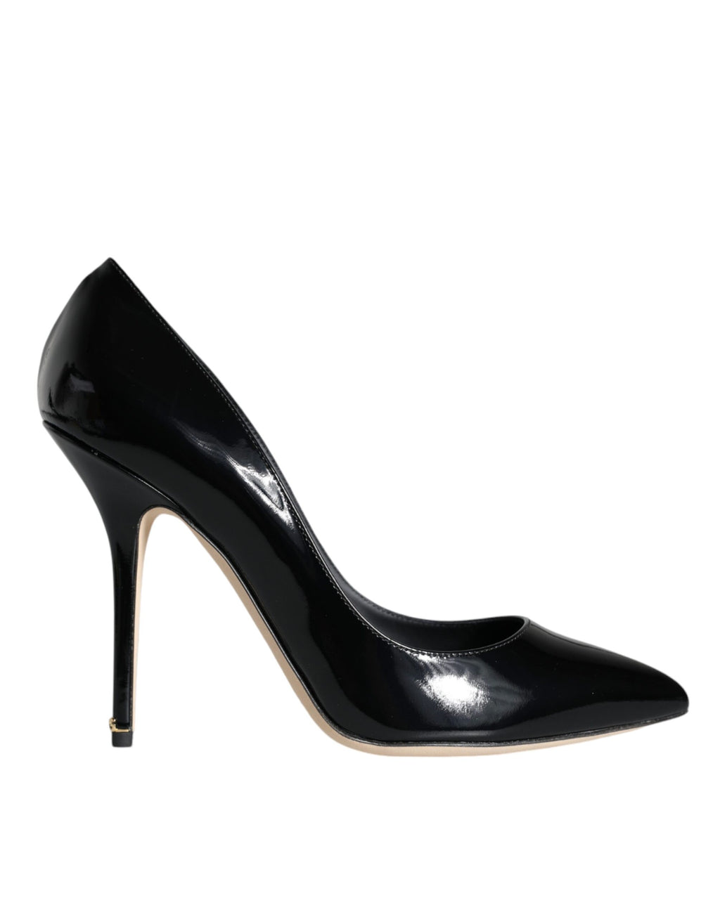 Escarpins Bellucci en cuir verni noir Dolce &amp; Gabbana