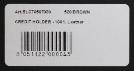 Portefeuille homme en cuir élégant Billionaire Italian Couture marron