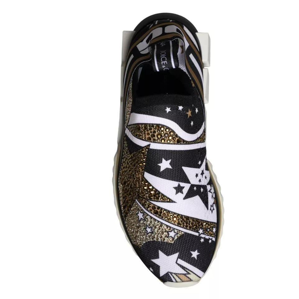 Baskets Sorrento multicolores à imprimé étoiles Comet de Dolce &amp; Gabbana