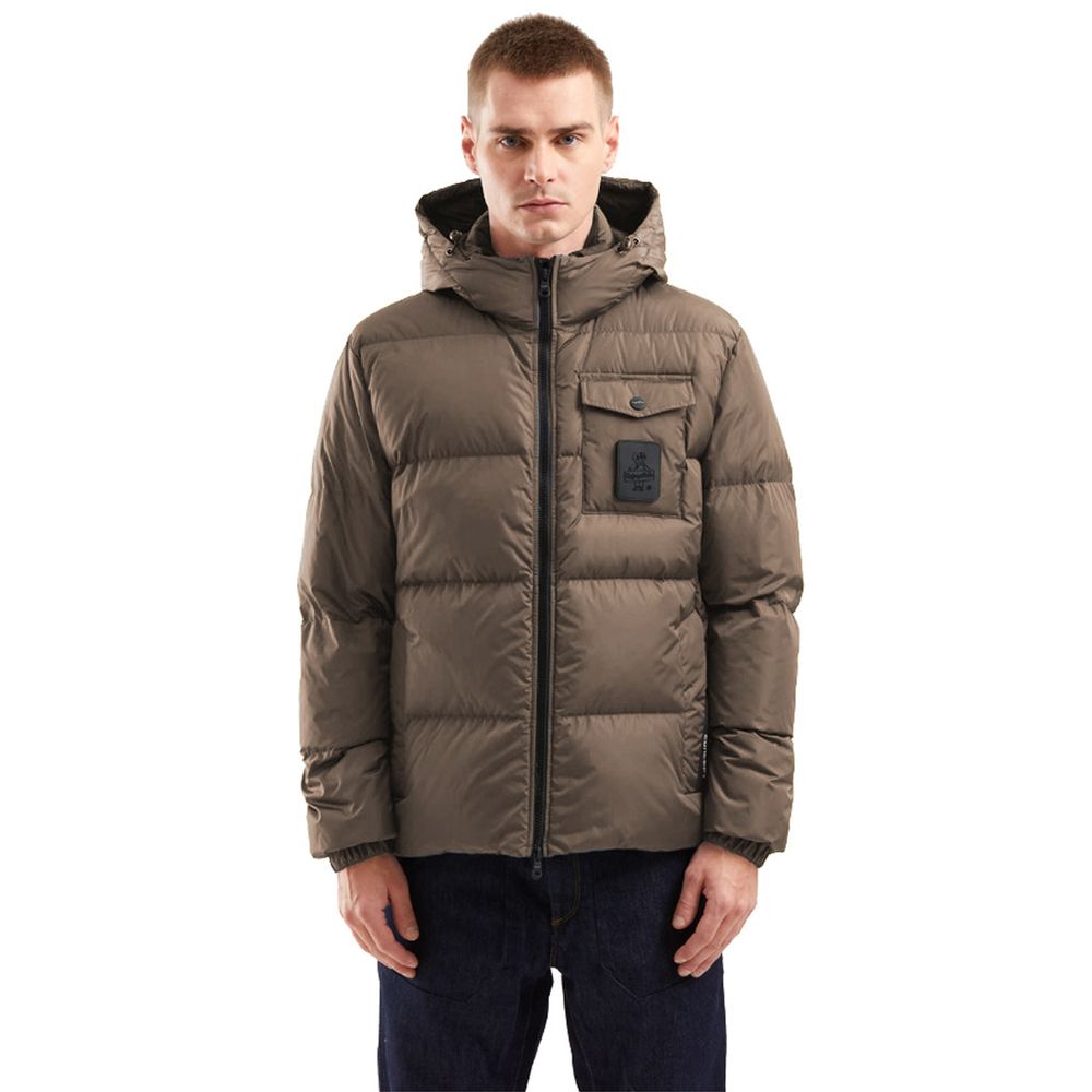 Refrigiwear Brown Nylon Men's Jacket
