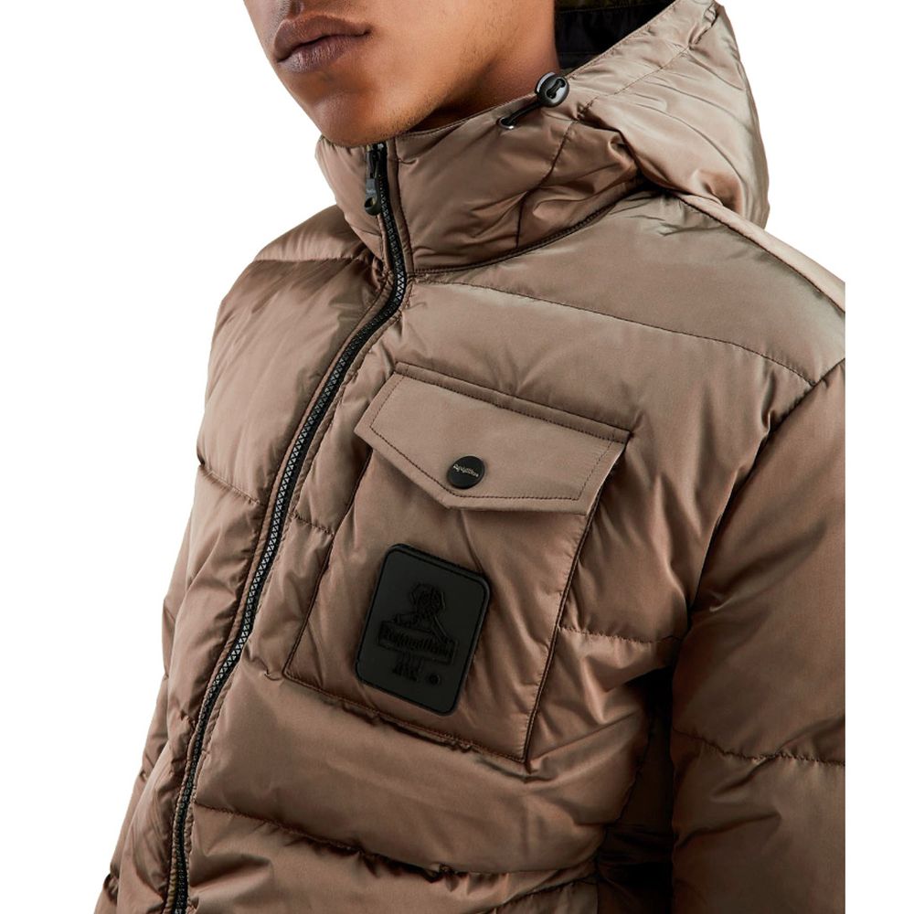 Refrigiwear Brown Nylon Men's Jacket