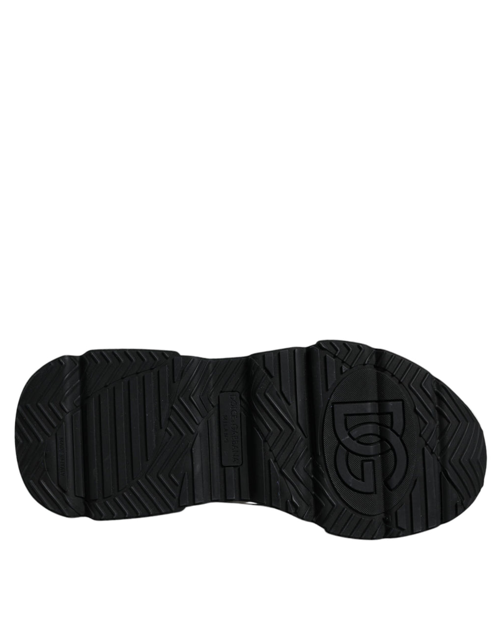 Dolce &amp; Gabbana – Daymaster – Sneaker mit Logo-Schild in Weiß und Schwarz