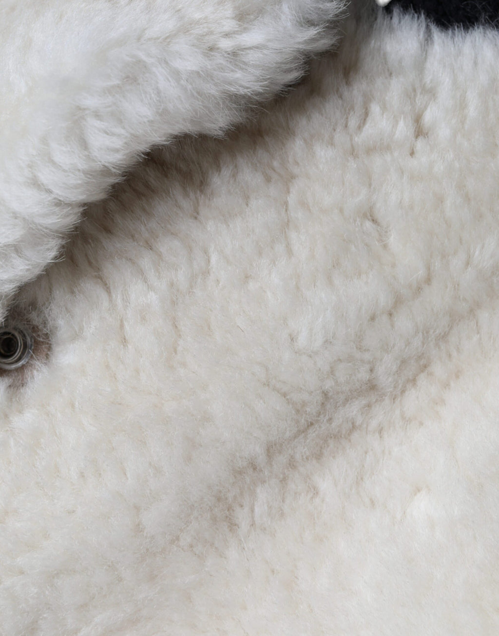 Burberry Weiße WARRENFORD Shearling-Lederweste, Mantel, Jacke