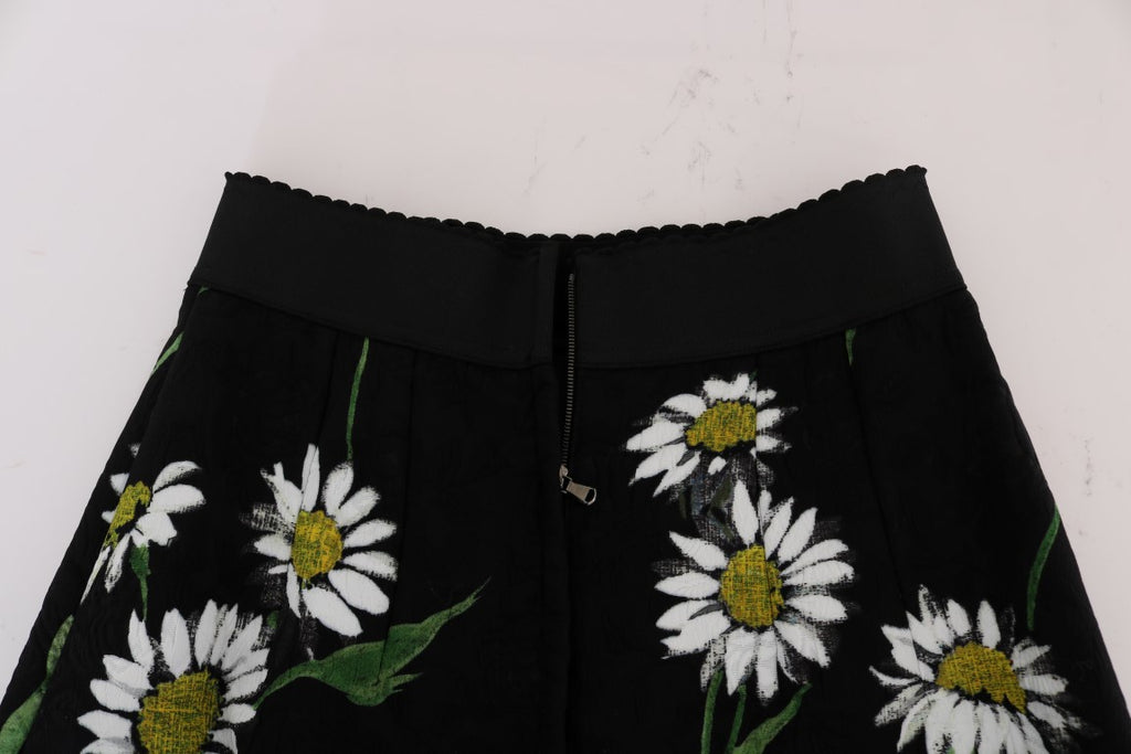 Jupe mi-mollet trapèze ornée de Dolce &amp; Gabbana