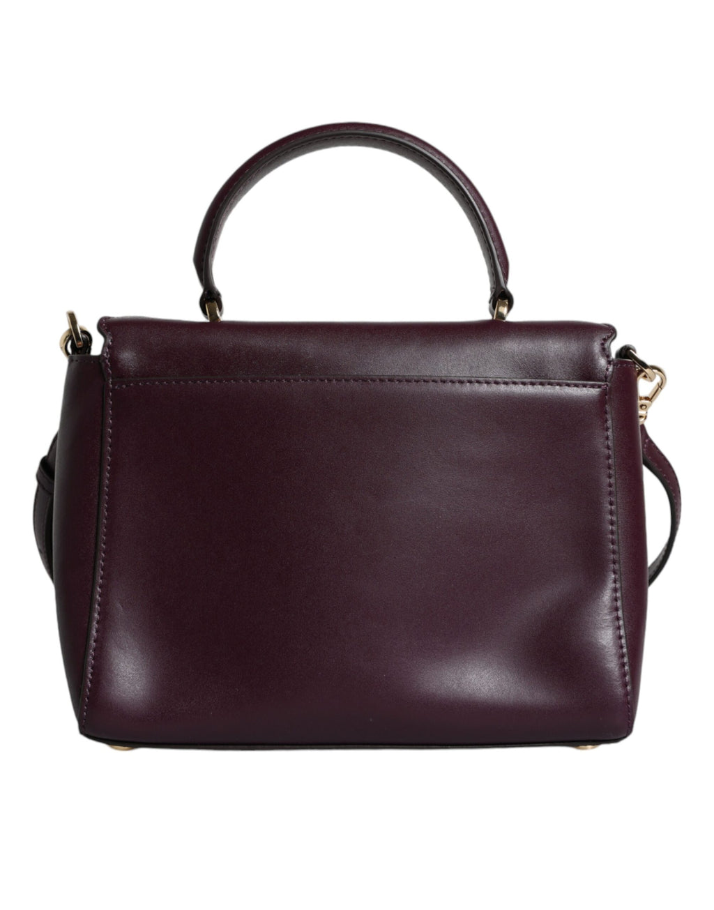 Michael Kors – Umhängetasche „Mindy“ aus lila Leder mit Logo-Schild