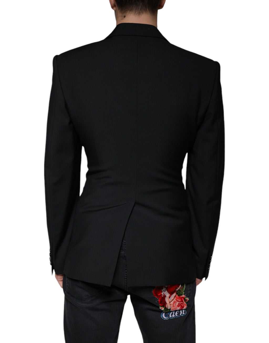 Blazer simple boutonnage noir et blanc Dolce &amp; Gabbana