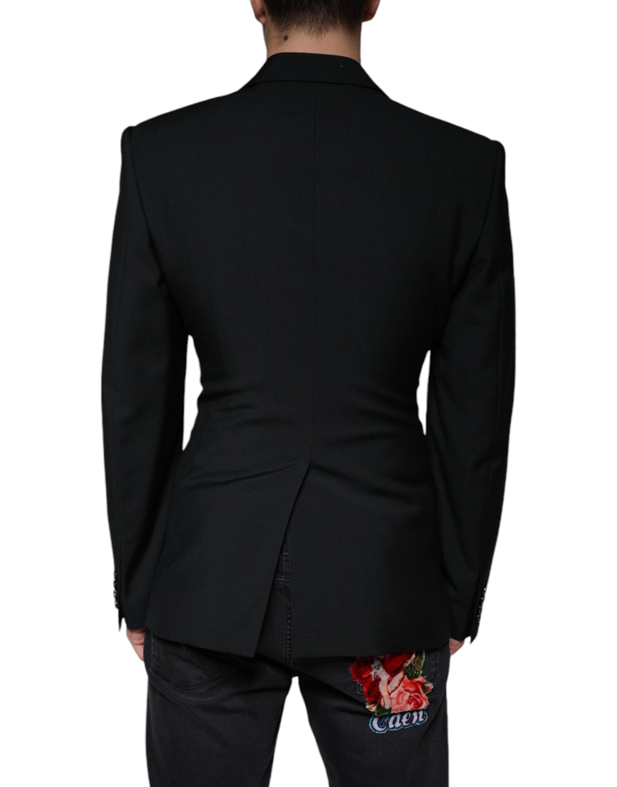 Blazer simple boutonnage noir et blanc Dolce &amp; Gabbana