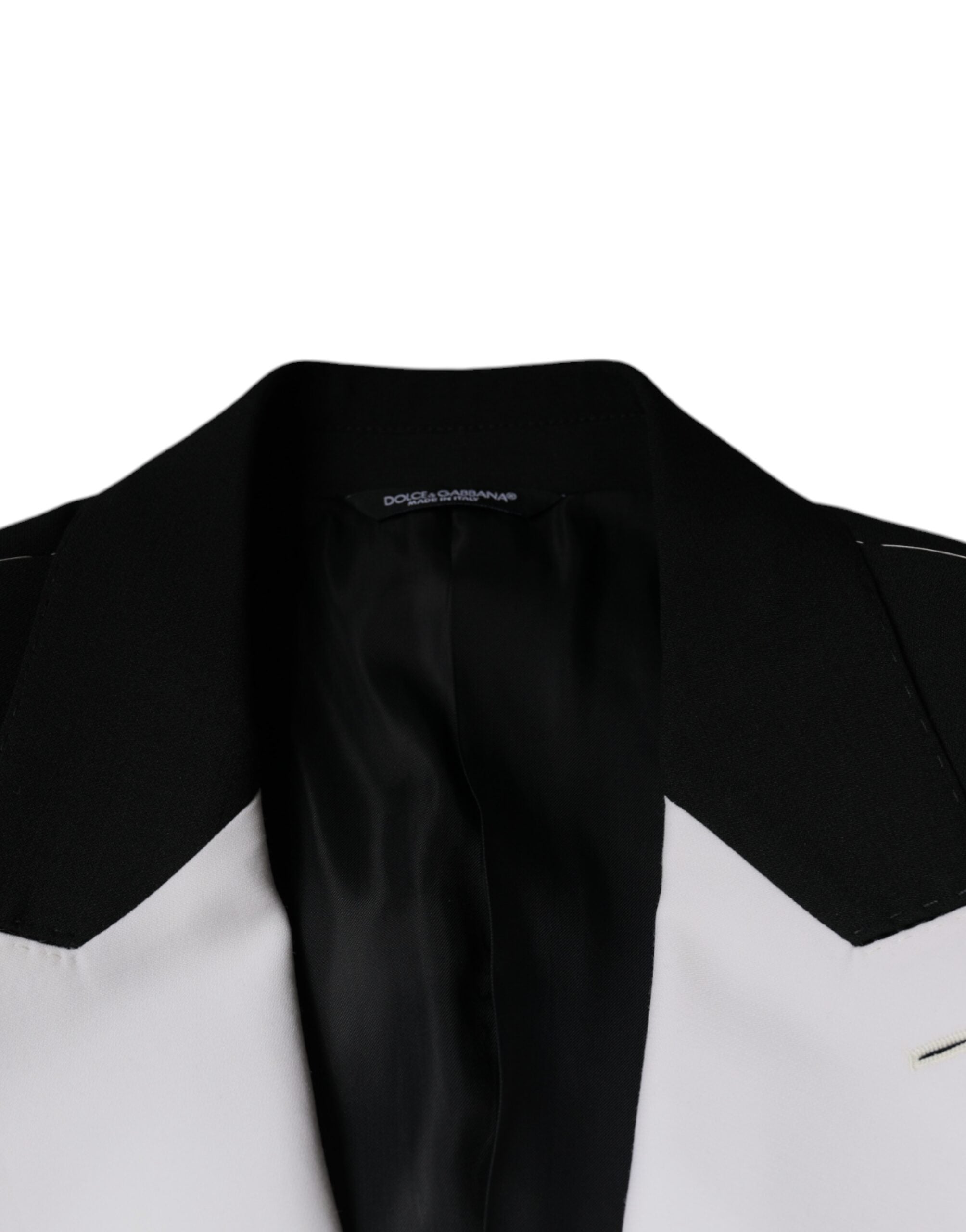 Blazer simple boutonnage noir et blanc Dolce &amp; Gabbana